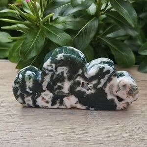 Moss Agate Crystal Cloud